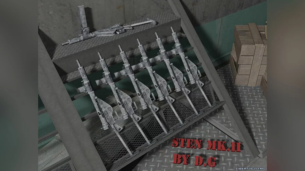 STEN Mk.II из Call of Duty: Black Ops / GTA San Andreas