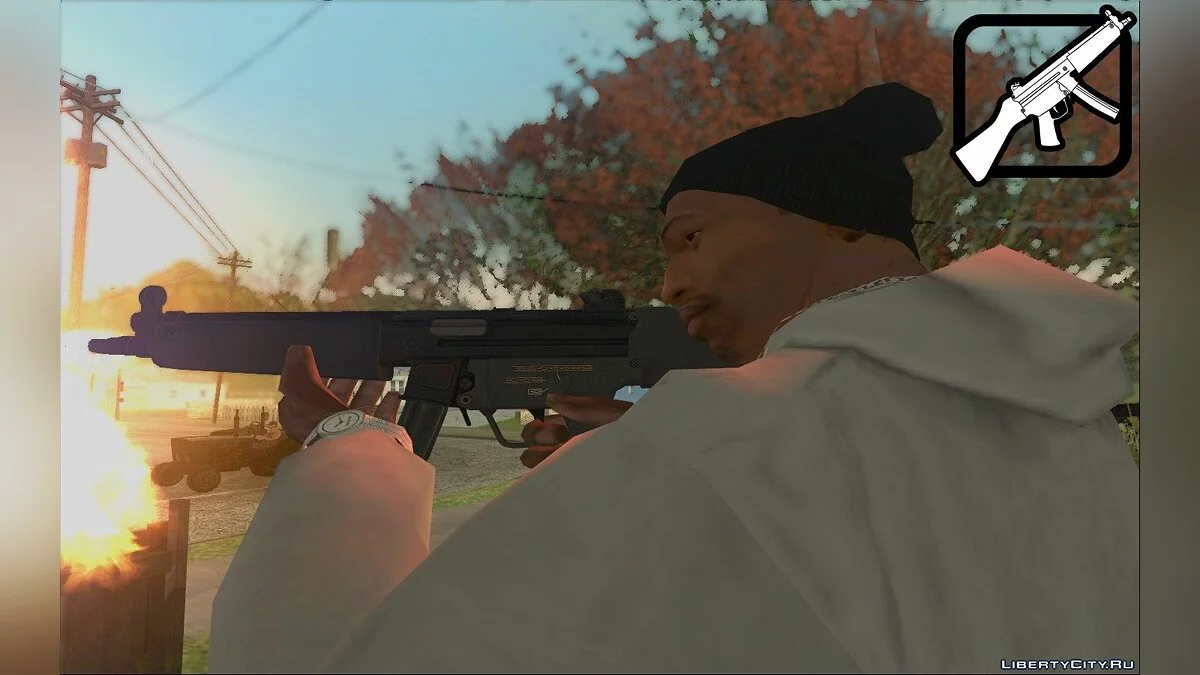 MP5 From Payday 2 / GTA San Andreas