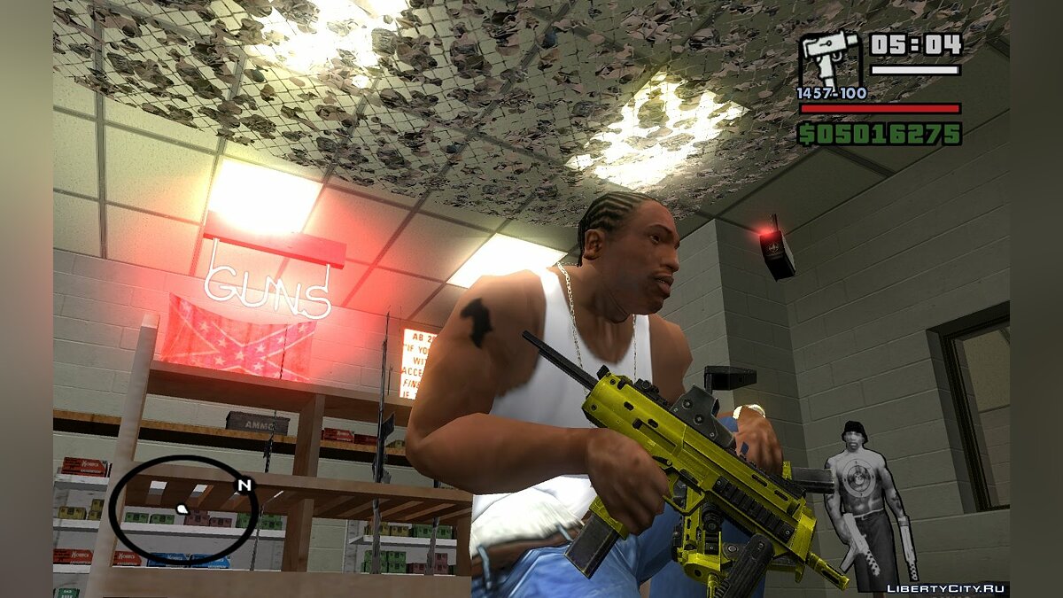 Скачать Point Blank MP7 Gold Special для GTA San Andreas