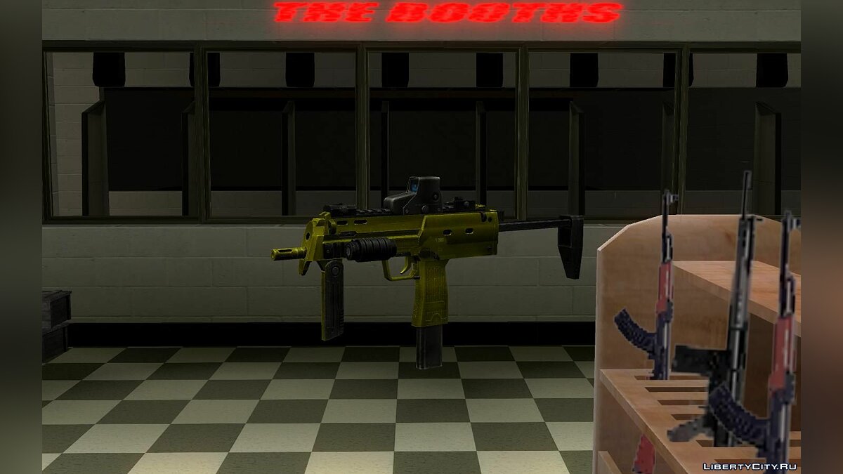 Скачать Point Blank MP7 Gold Special для GTA San Andreas