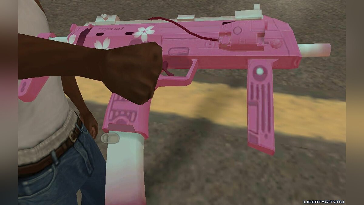 Скачать MP7 Sakura из игры "Правила выживания" для GTA San  Andreas