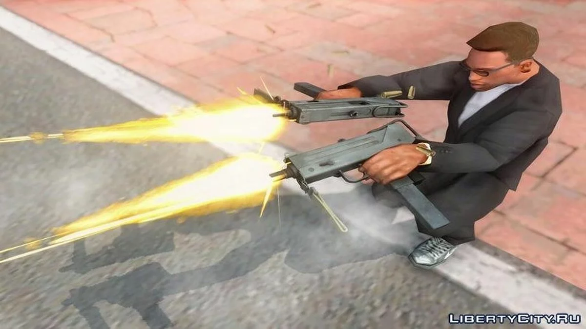 MAC-10 из игры Counter Strike: Global Offensive / GTA San Andreas