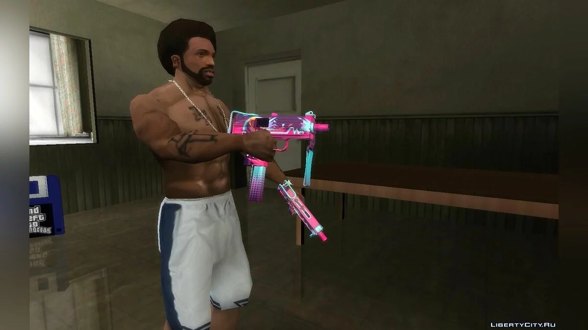 CS:GO's Mac-10 Neon Rider / GTA San Andreas