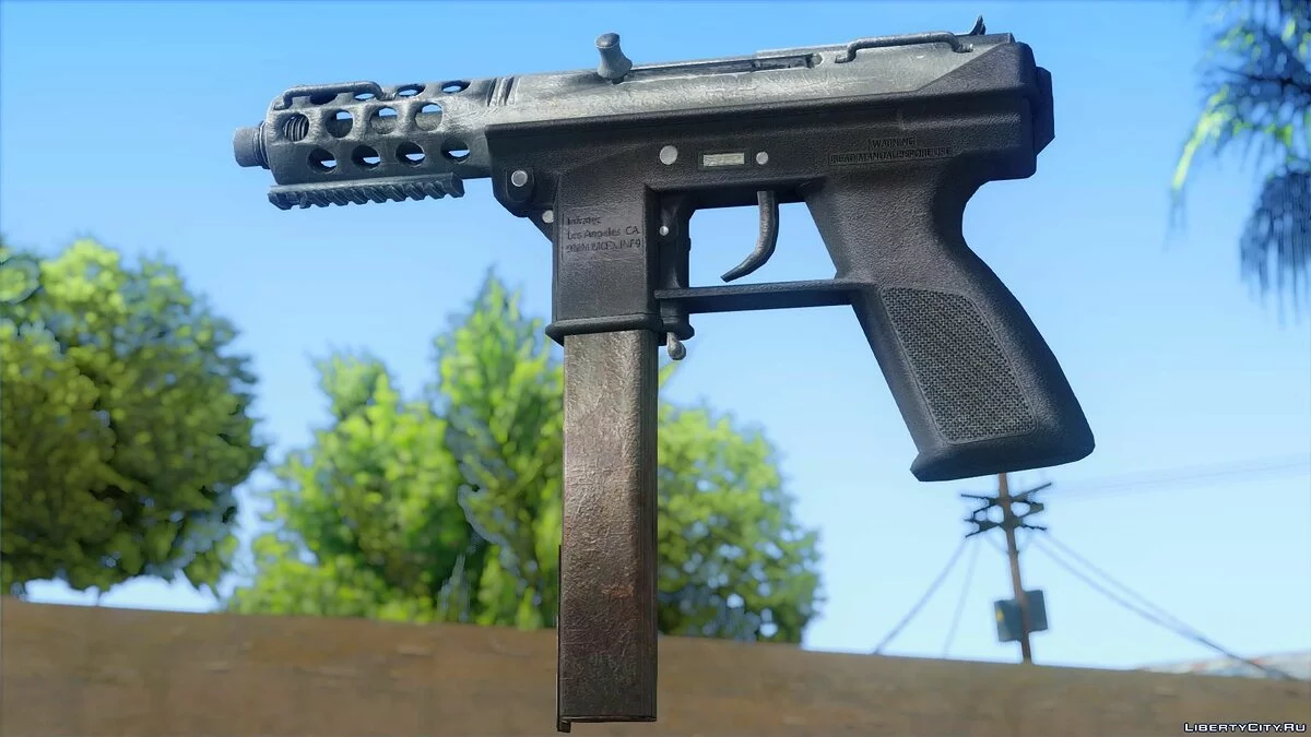 Tec 9 из Battlefield Hardline / GTA San Andreas