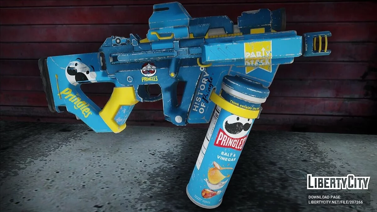Оружие Pringles / GTA San Andreas