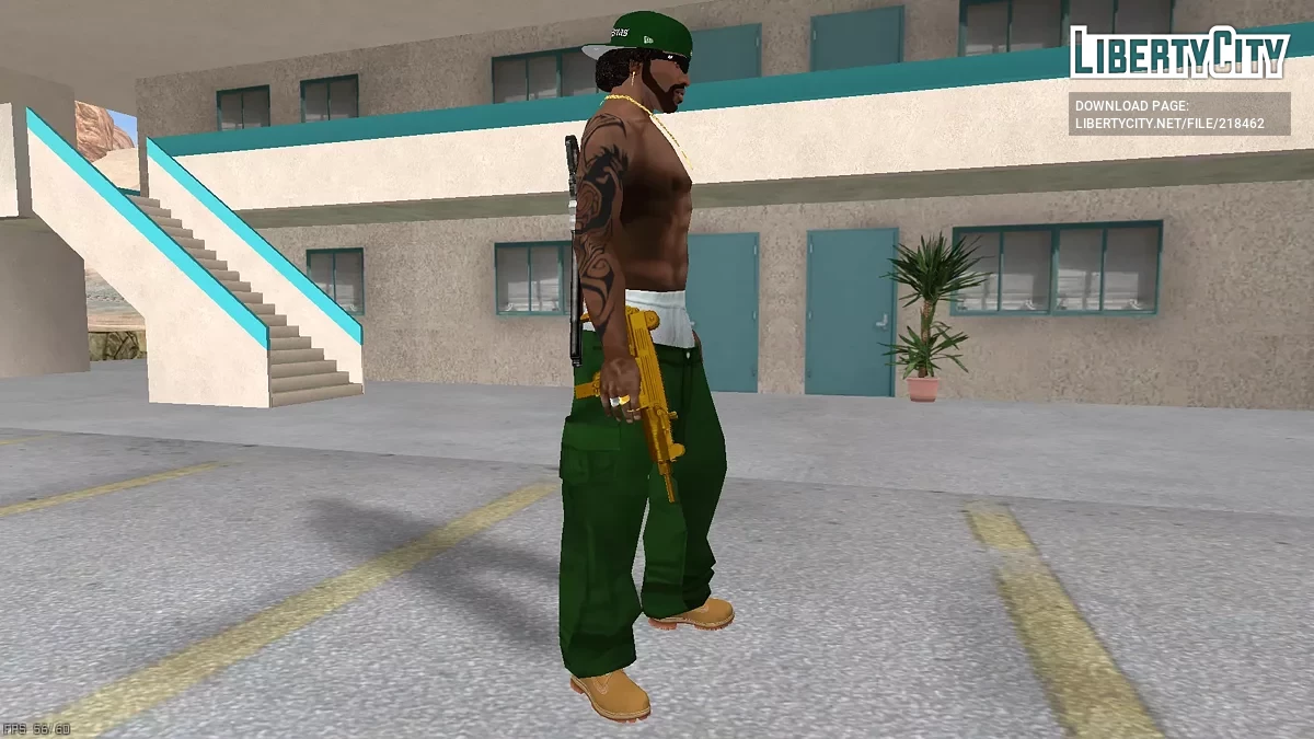 Золотой Узи / GTA San Andreas