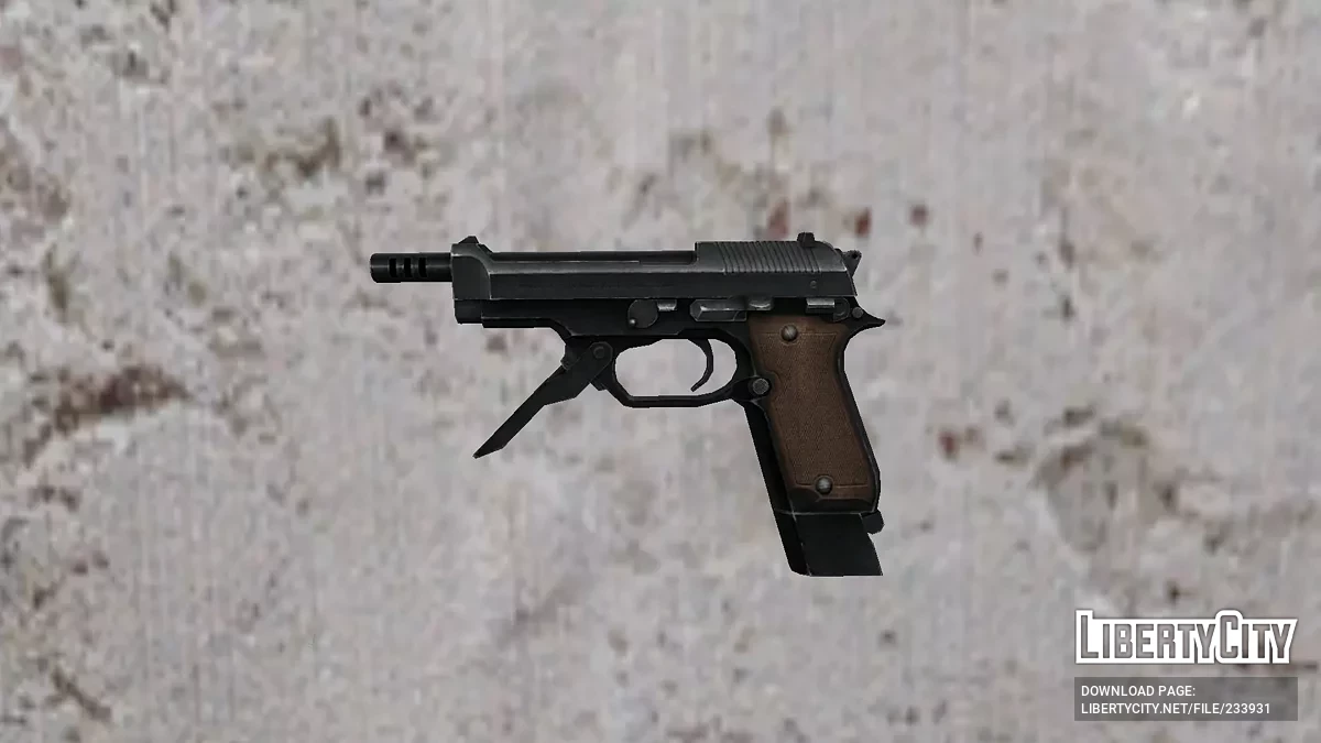 Beretta M93R из CrossFire / GTA San Andreas