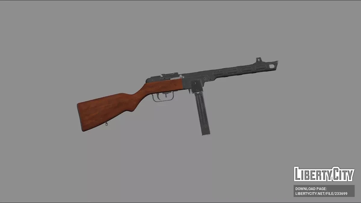 MP-41 (r) Submachine Gun / GTA San Andreas