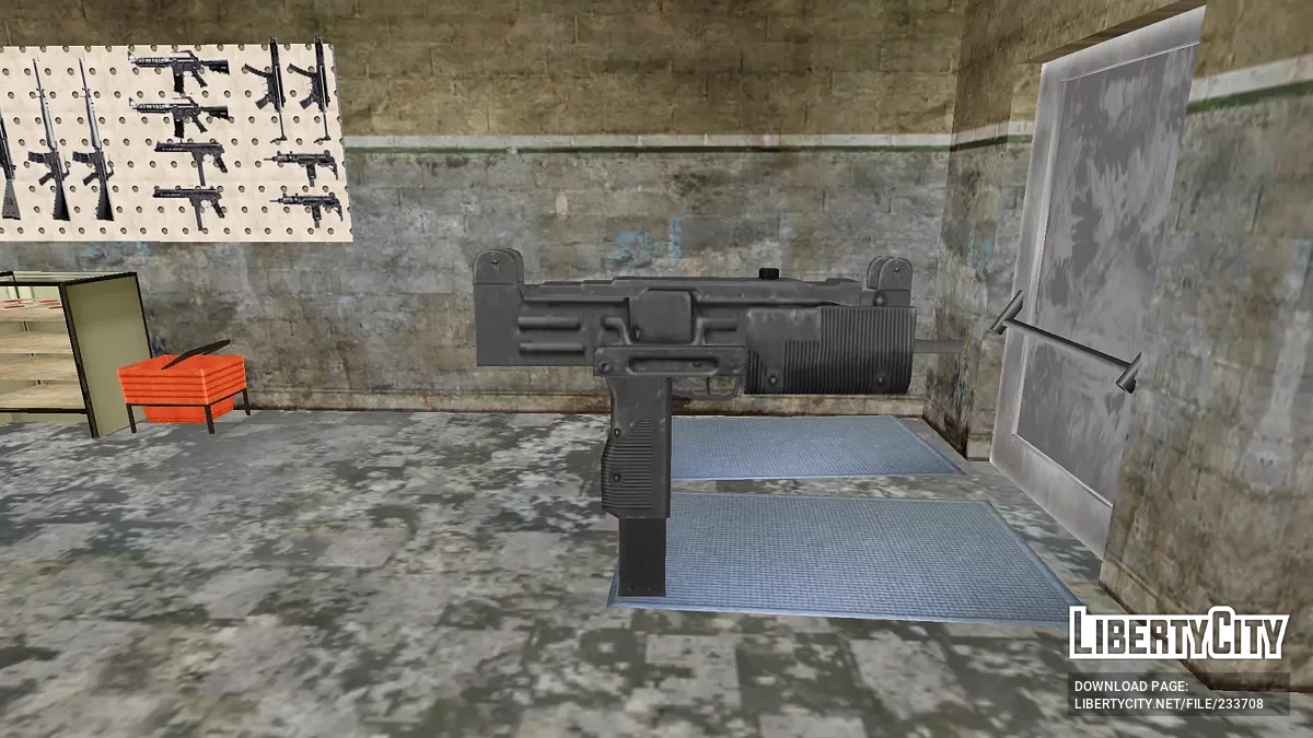 Пистолет-пулемет из Manhunt 1 / GTA San Andreas