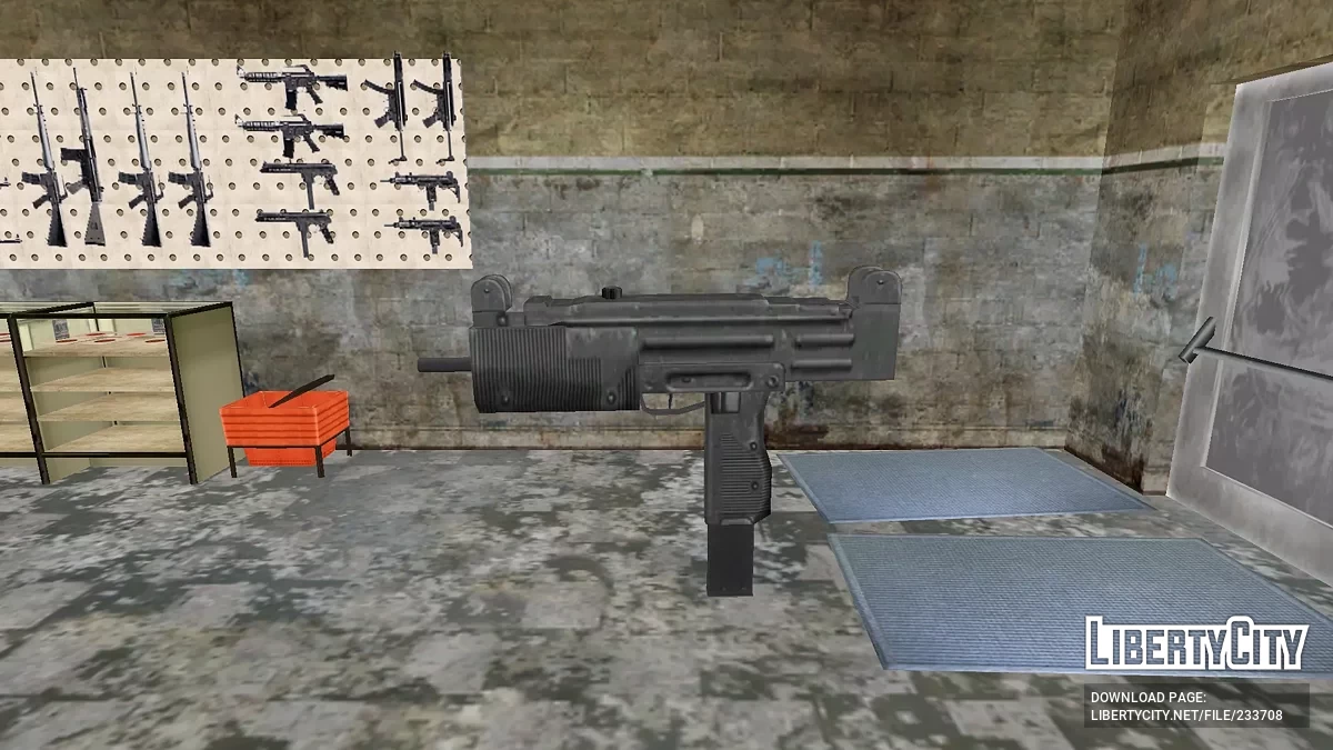 Пистолет-пулемет из Manhunt 1 / GTA San Andreas