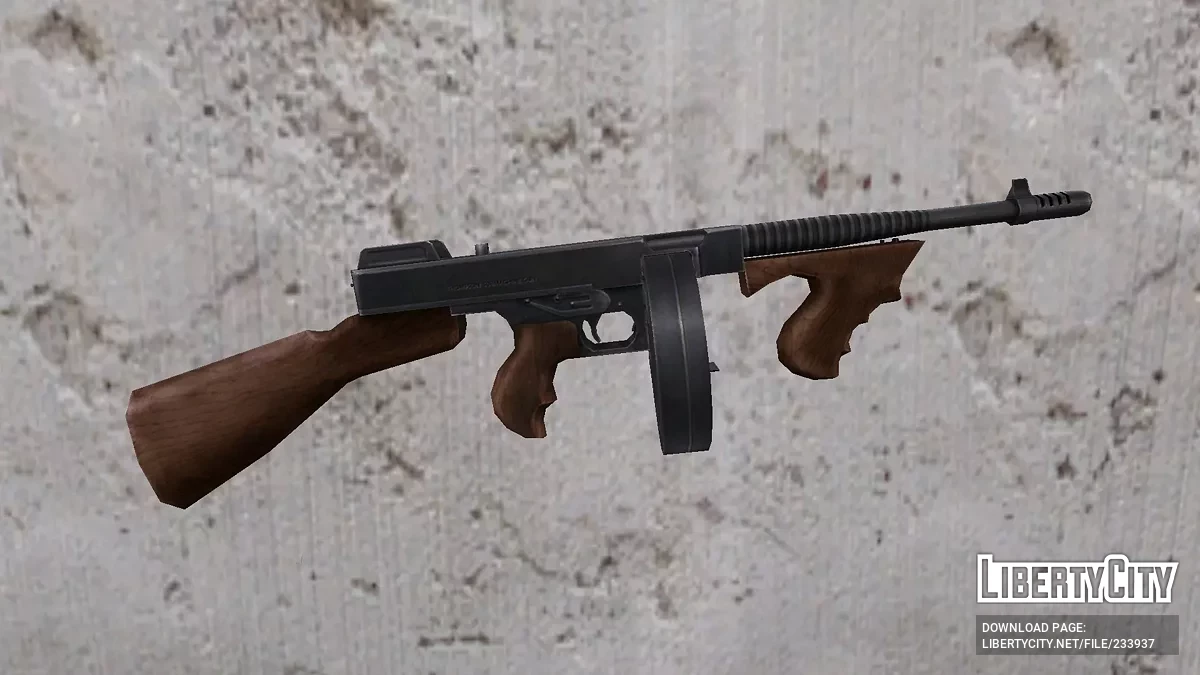 Thompson M1928 из CrossFire / GTA San Andreas