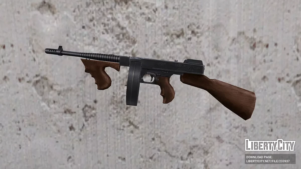 Thompson M1928 из CrossFire / GTA San Andreas