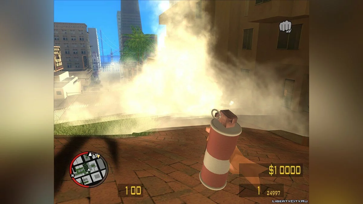Grenades HD - Гранаты в HD v.1 / GTA San Andreas