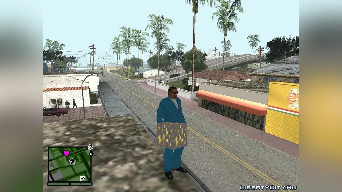 15 блоков из Minecraft'а / GTA San Andreas