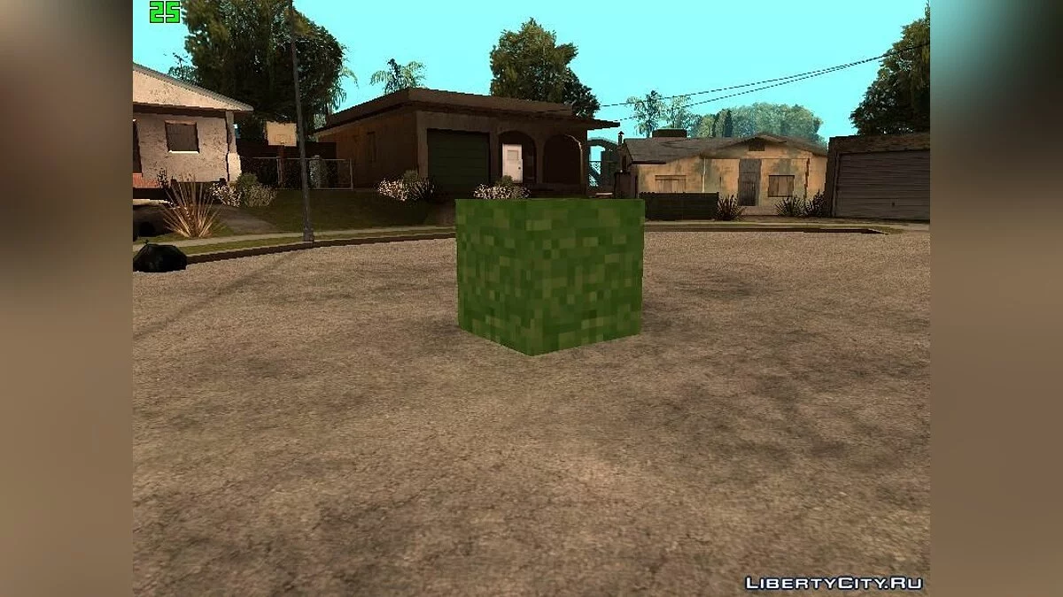 15 блоков из Minecraft'а / GTA San Andreas