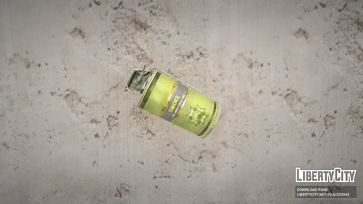 Дымовая граната из CrossFire / GTA San Andreas