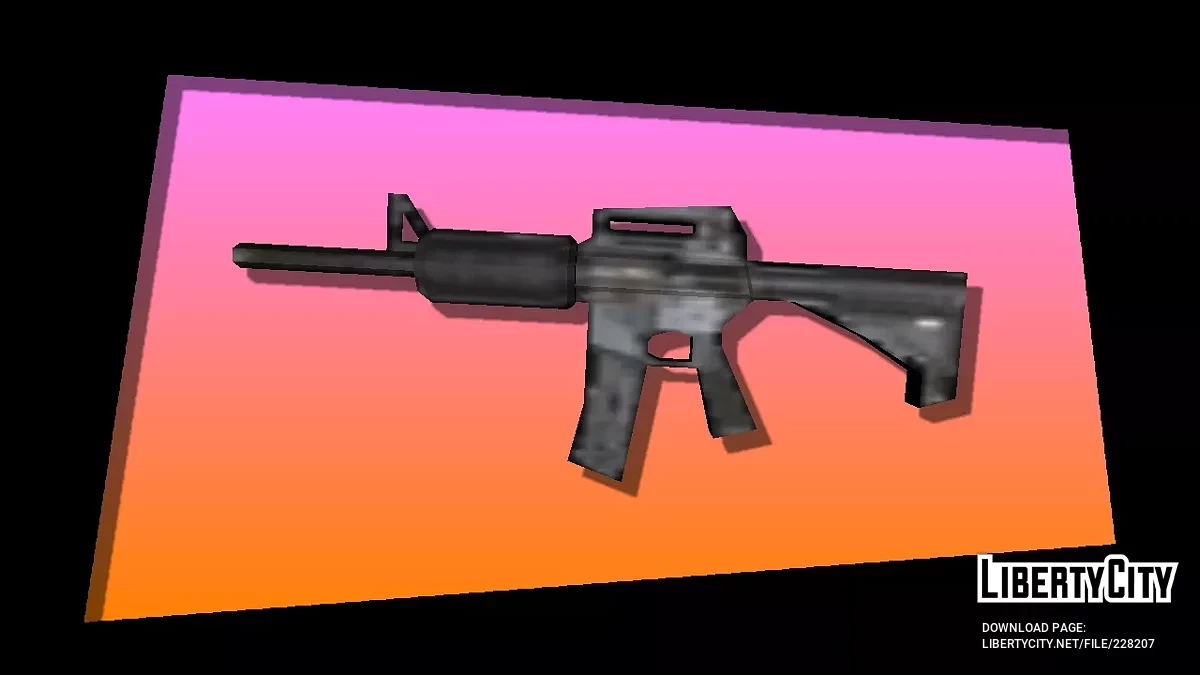 M4A1 (VC Style + MVL Add-on) / GTA Vice City