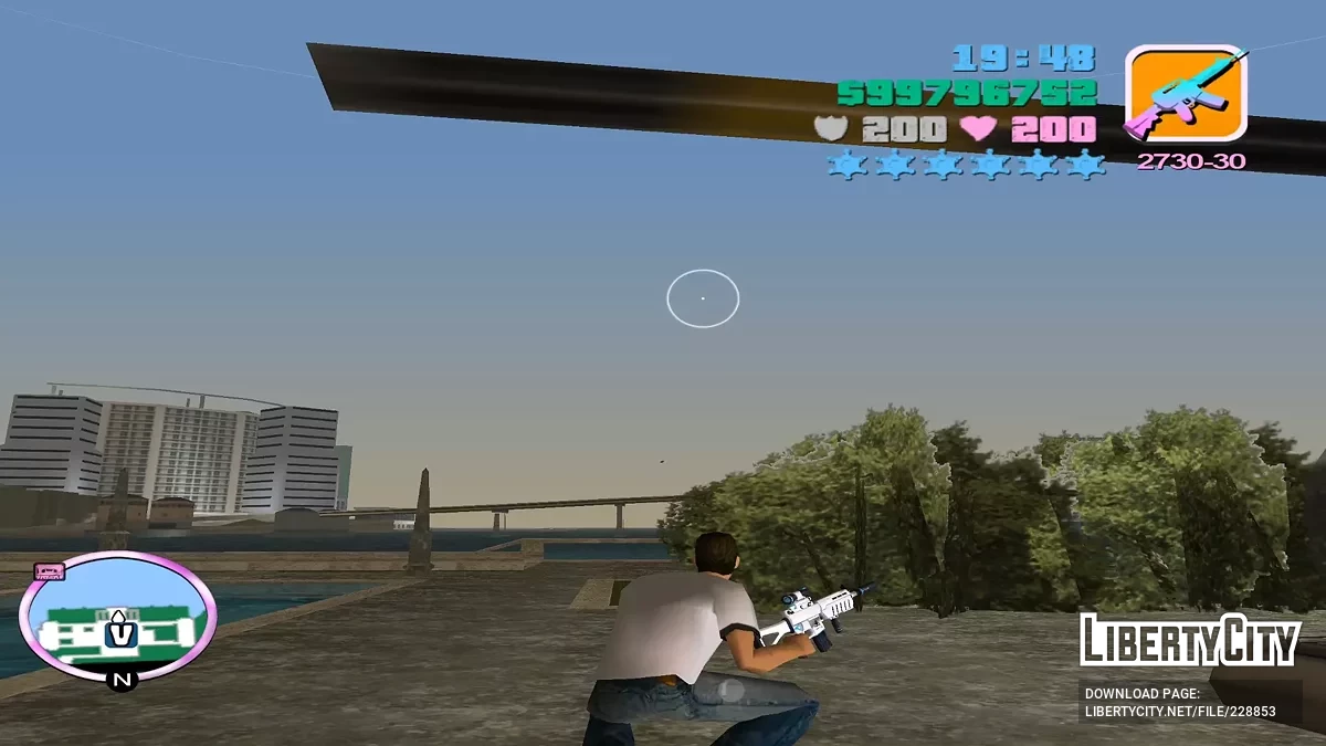 Оружие White Fang 465 из Blue Archive / GTA Vice City