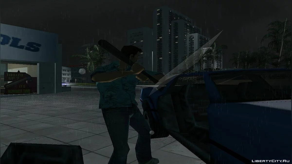 Manhunt small bat to Vice City / GTA Vice City
