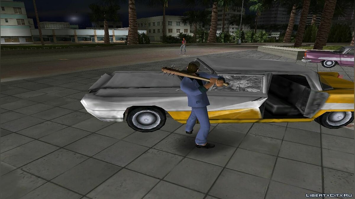 Manhunt spiked bat to Vice City для GTA Vice City - Картинка #4