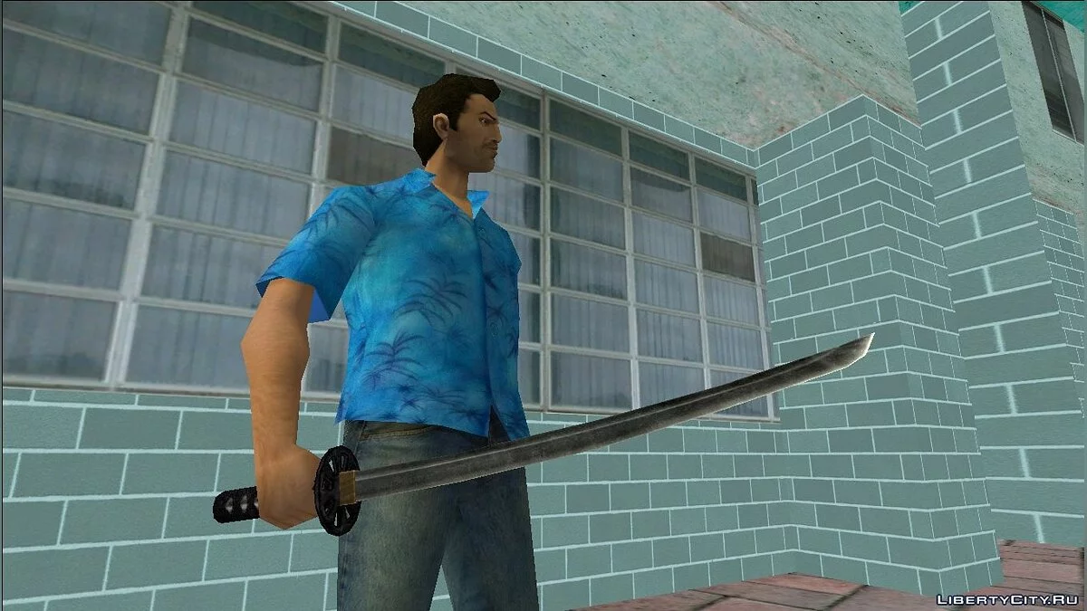 Катана из Postal 2 Eternal Damnation / GTA Vice City