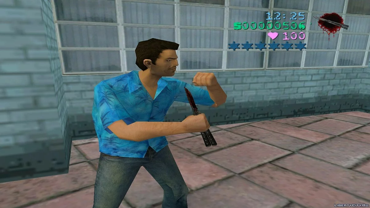 Нож-бабочка из Postal 2 Eternal Damnation / GTA Vice City