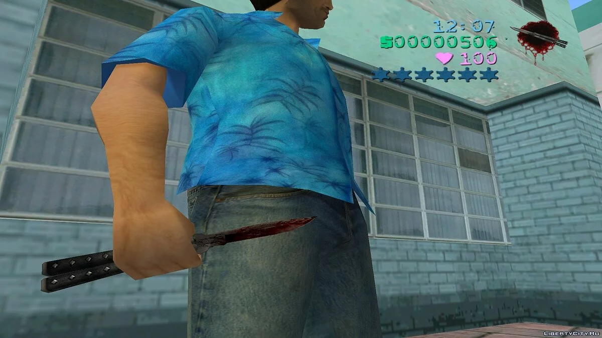 Нож-бабочка из Postal 2 Eternal Damnation / GTA Vice City