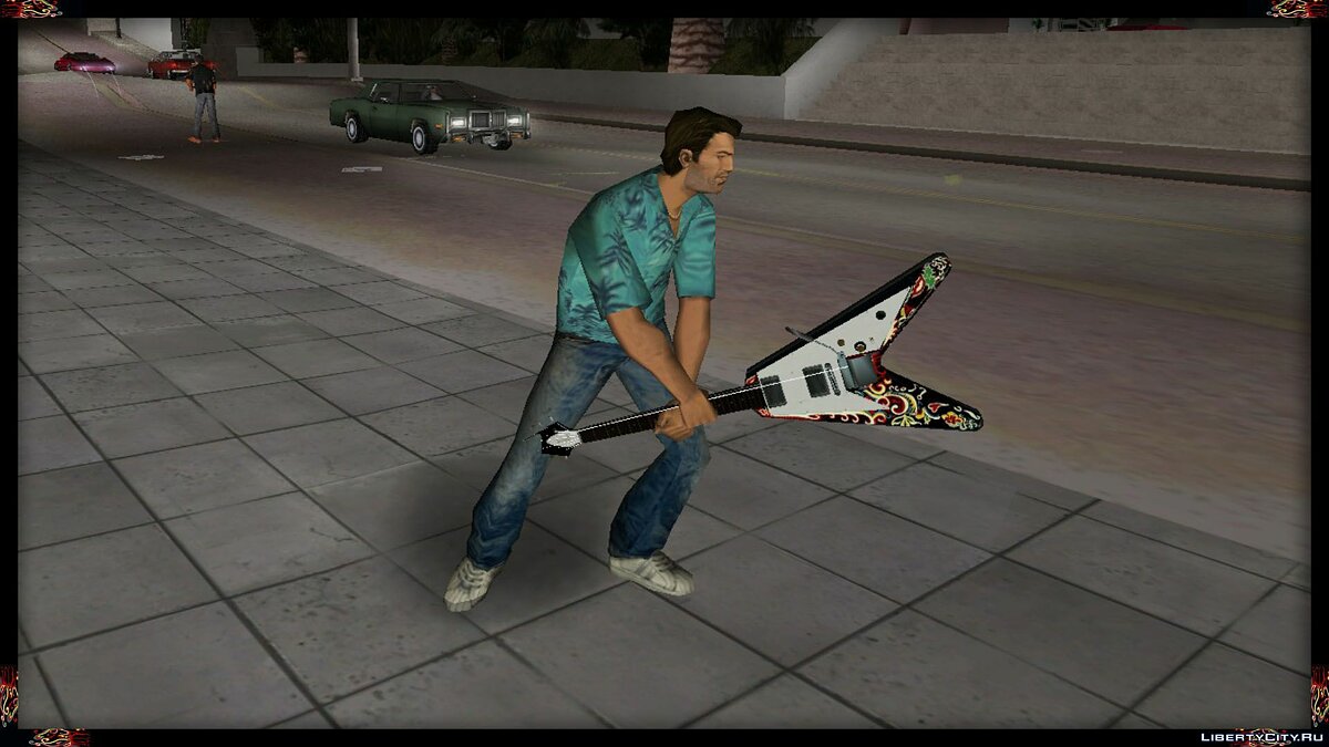 Gibson Jimi Hendrix Flying V для GTA Vice City - Картинка #1