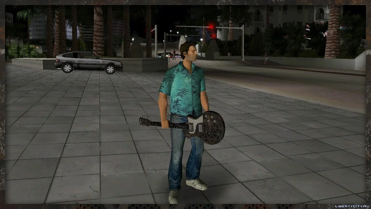 Metal Gibson Les Paul Custom / GTA Vice City