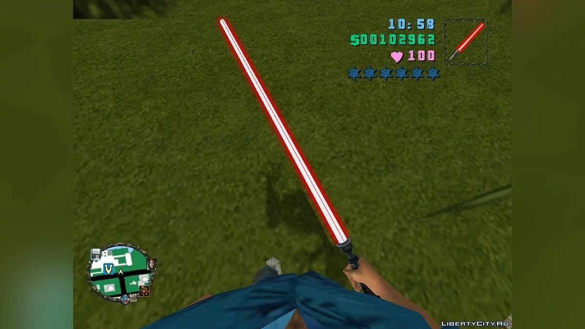 Red lightsaber / GTA Vice City