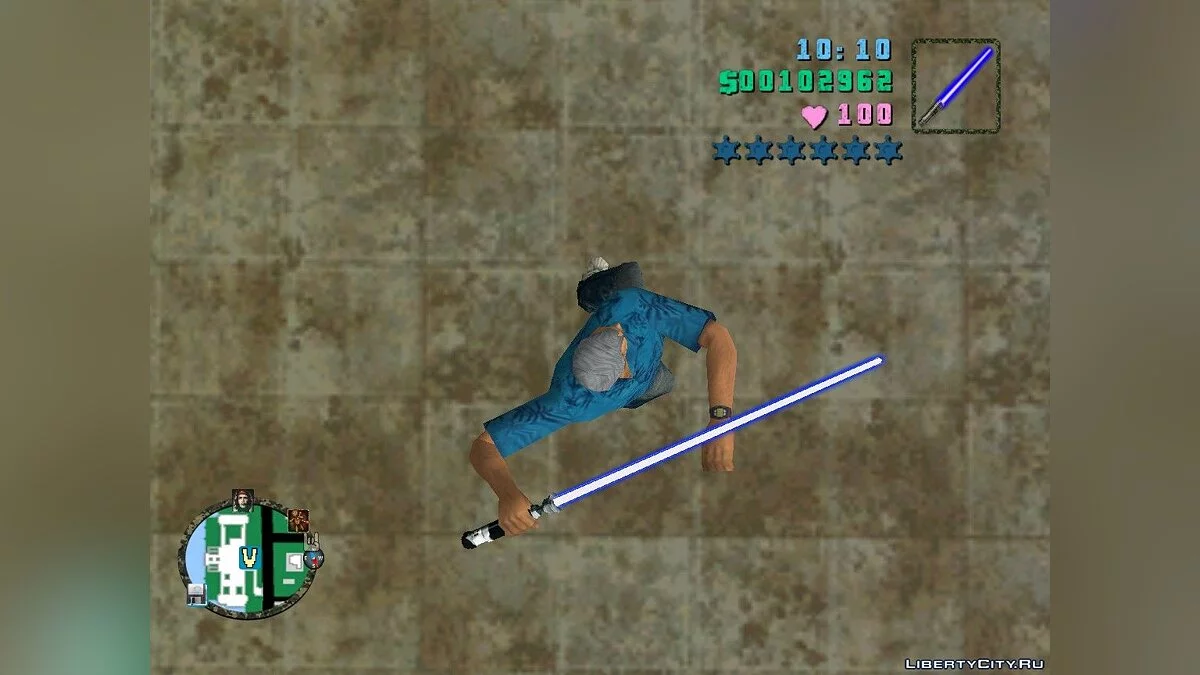 Red lightsaber / GTA Vice City