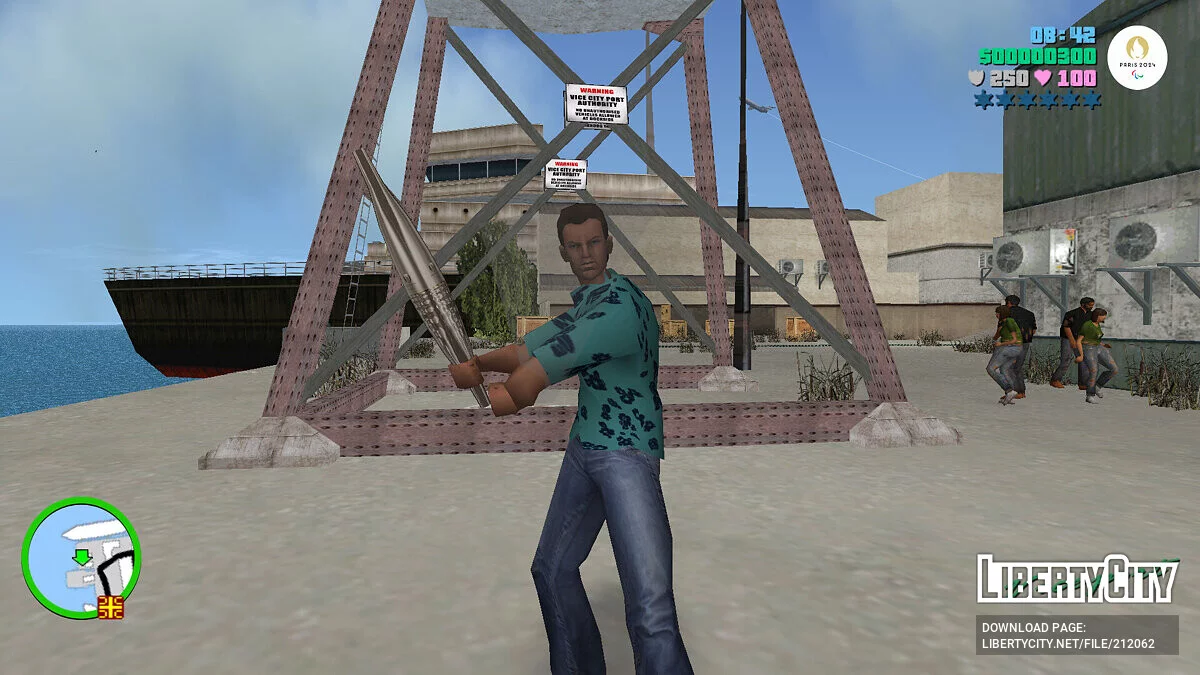 Олимпийский факел из Парижа 2024 / GTA Vice City