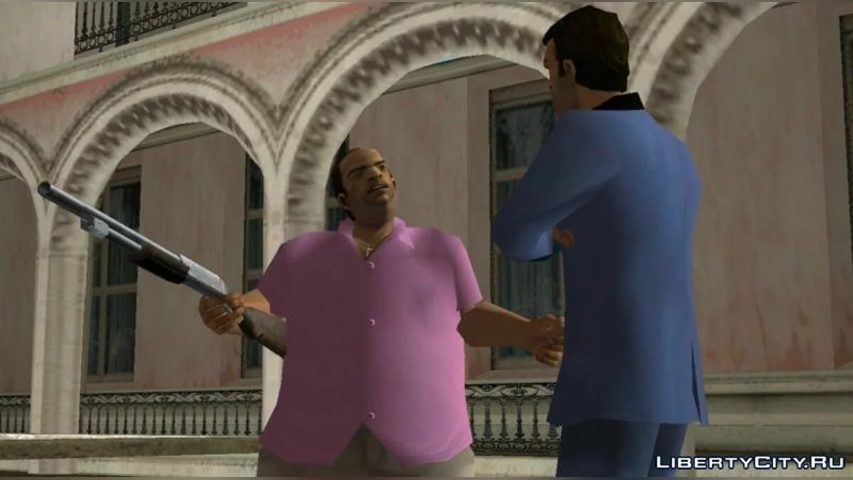 Улучшение оружия в кат-сценах / GTA Vice City
