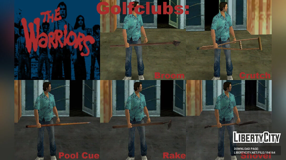 Сборник оружия из The Warriors (VС) / GTA Vice City