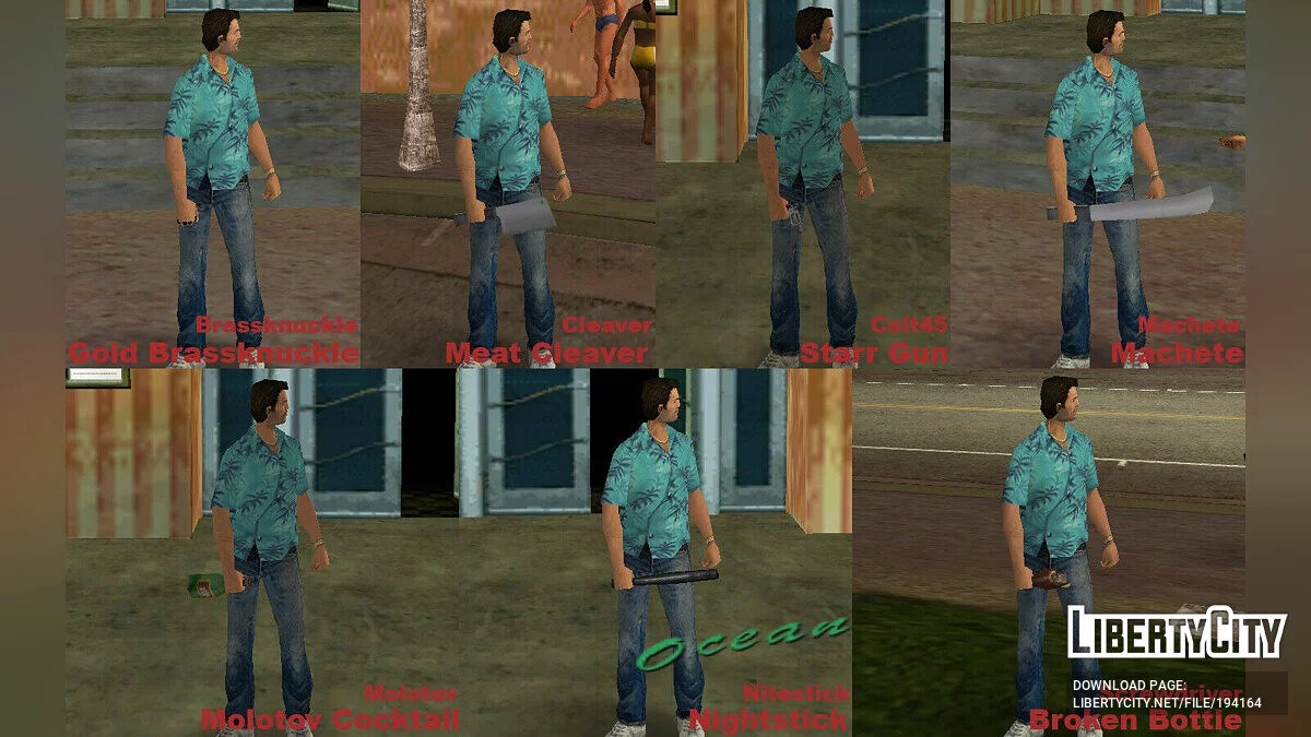 Сборник оружия из The Warriors (VС) / GTA Vice City
