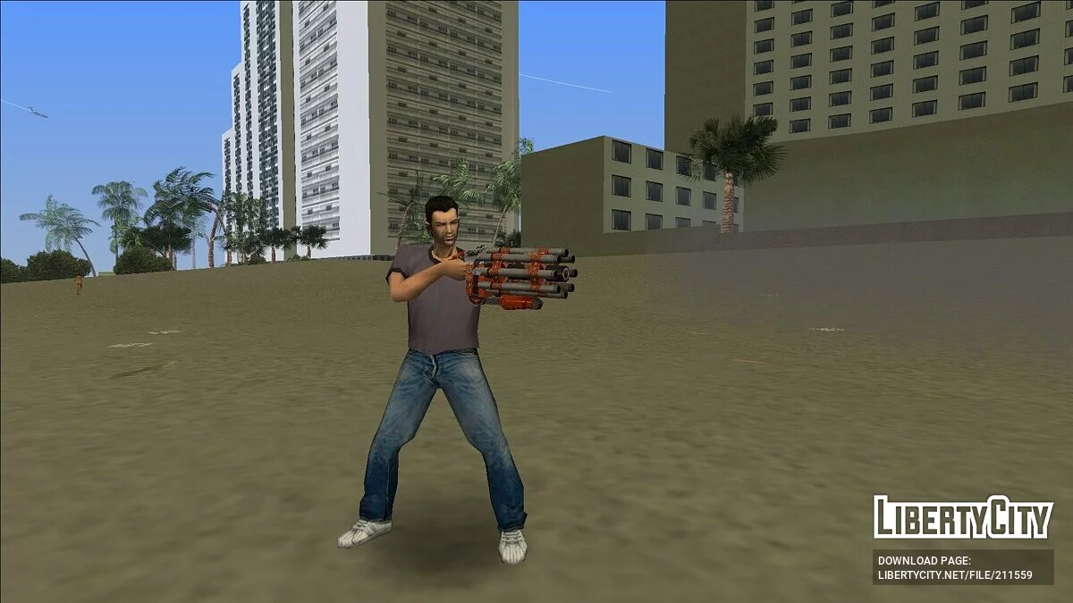 Мини-пак оружия из Serious Sam II / GTA Vice City