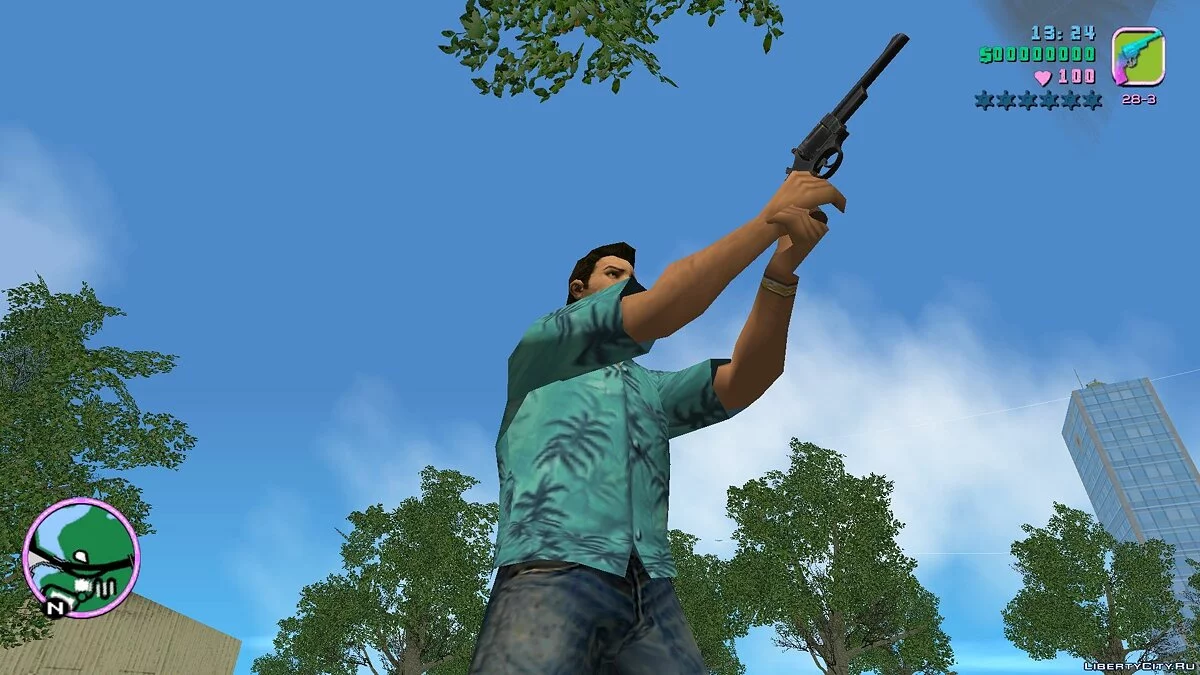 Пистолет .44 из Fallout 4 / GTA Vice City