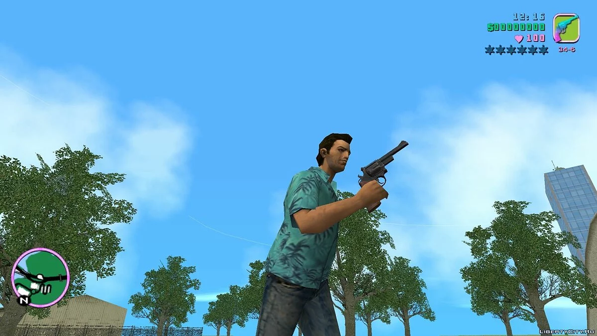 Пистолет .44 из Fallout 4 / GTA Vice City