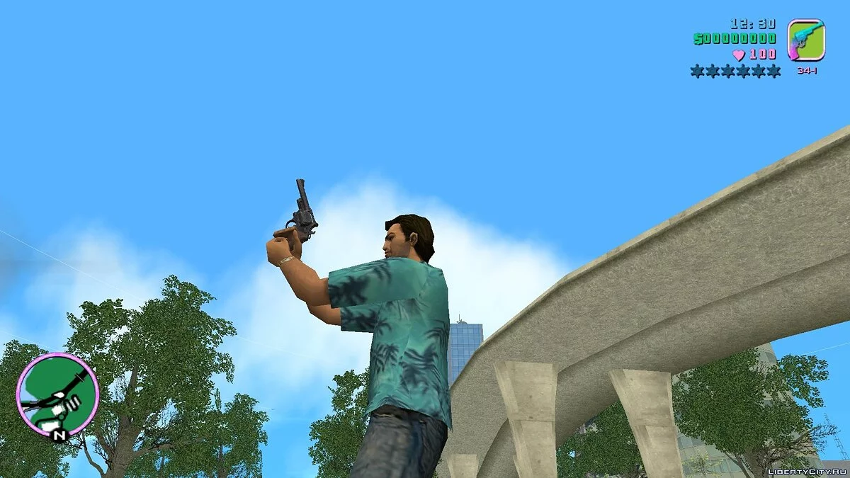 Пистолет .44 из Fallout 4 / GTA Vice City