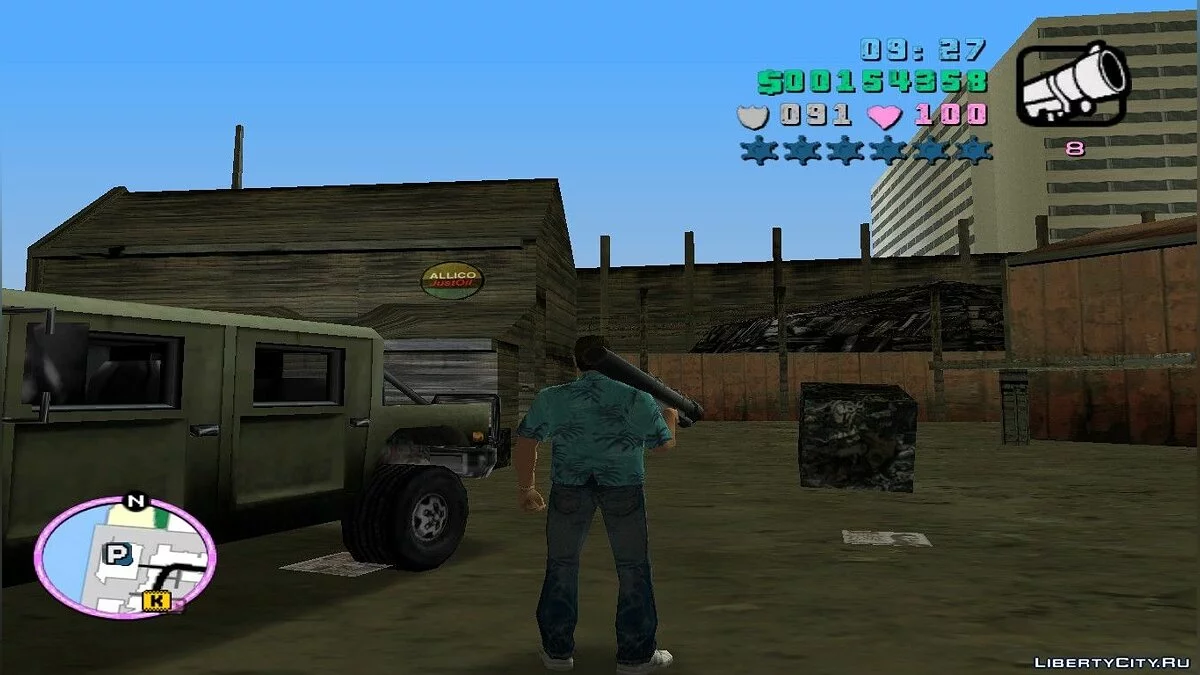 GTA San Andreas Heat-Seeking RPG to Vice City / GTA Vice City