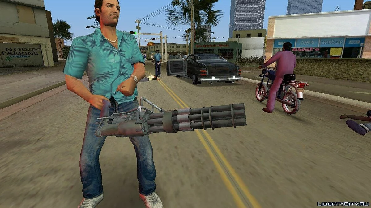 Mini-Gun from Saints Row 2 / GTA Vice City