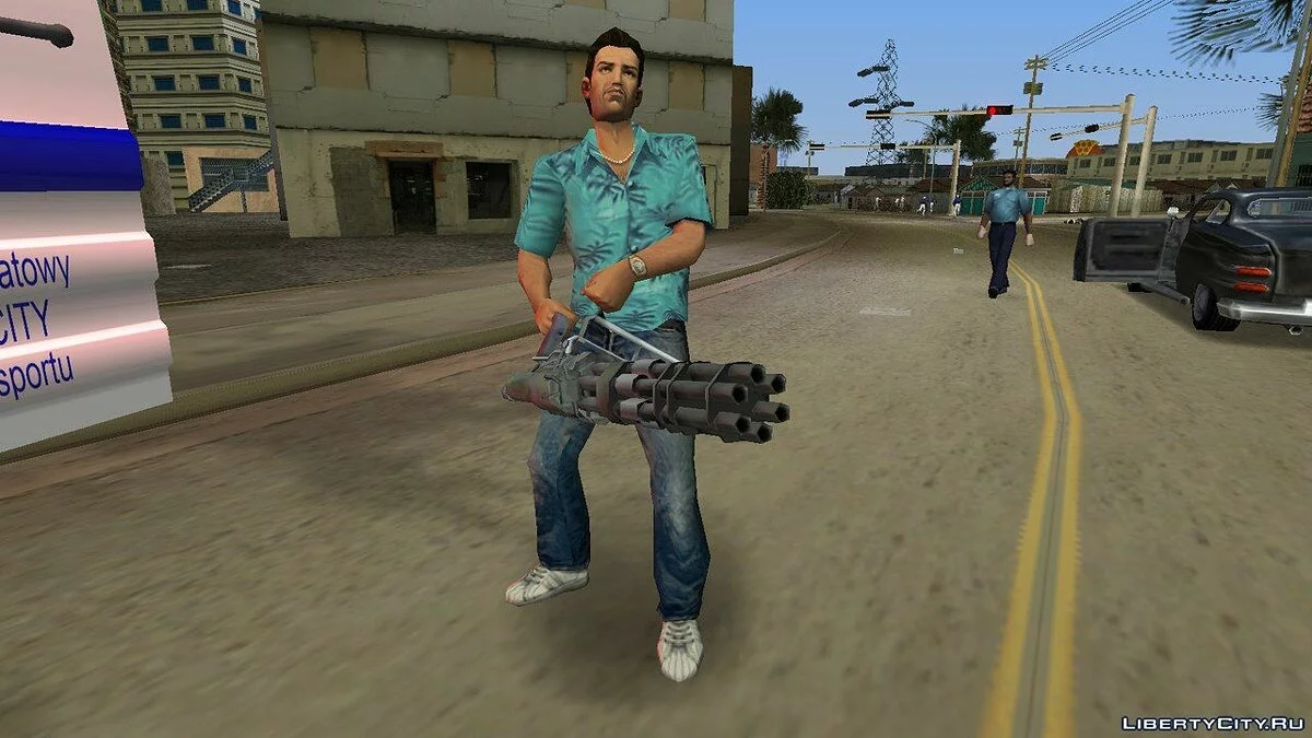 Mini-Gun from Saints Row 2 / GTA Vice City