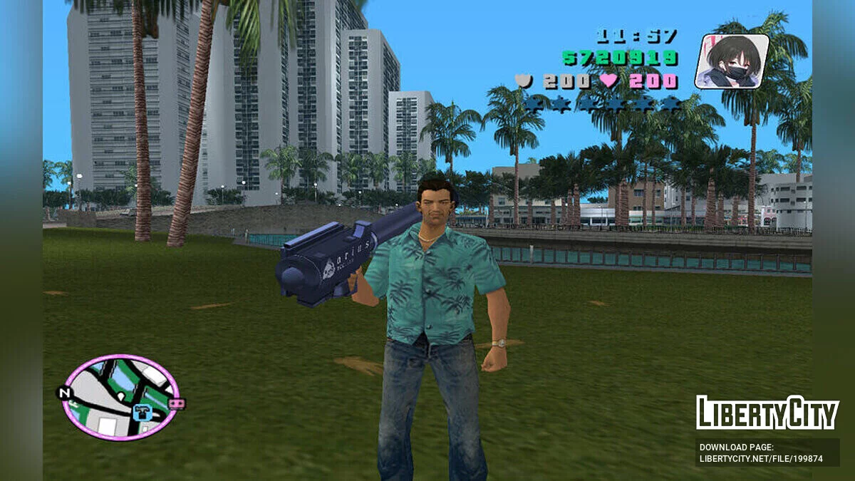 Saint Predator из Blue Archive / GTA Vice City