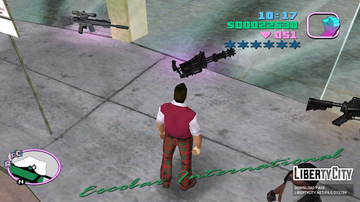 M134 Minigun из CS Online / GTA Vice City
