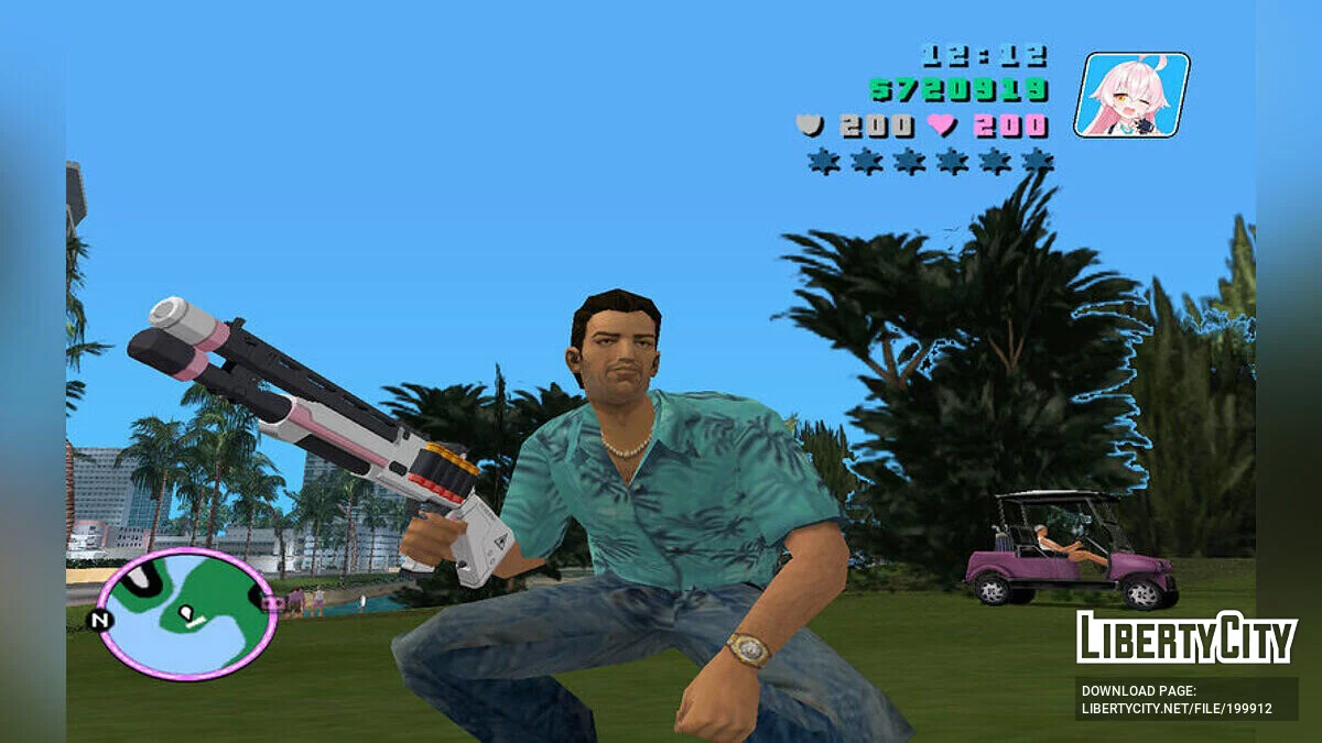 Eye of Horus из Blue Archive / GTA Vice City