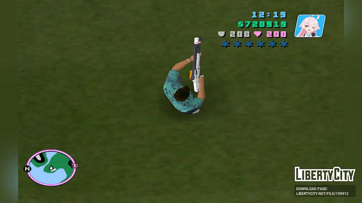 Eye of Horus из Blue Archive / GTA Vice City