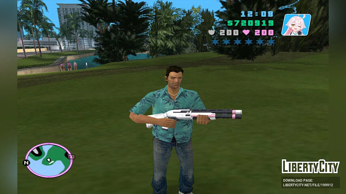 Eye of Horus из Blue Archive / GTA Vice City