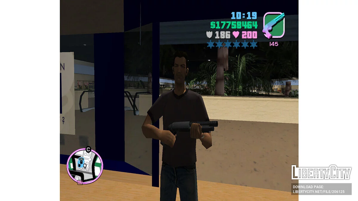 Ithaca 37 - Обрез без сошек / GTA Vice City