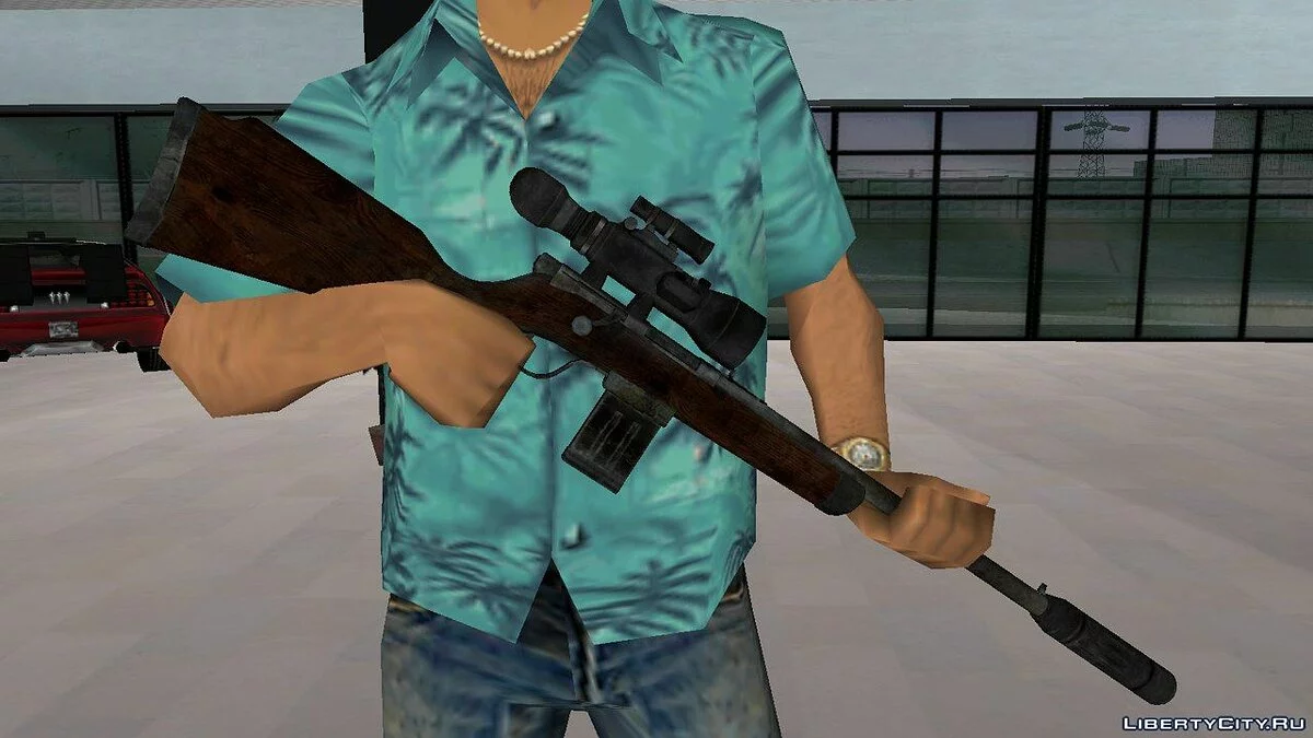 Varmint rifle from Fallout: New Vegas v2 / GTA Vice City