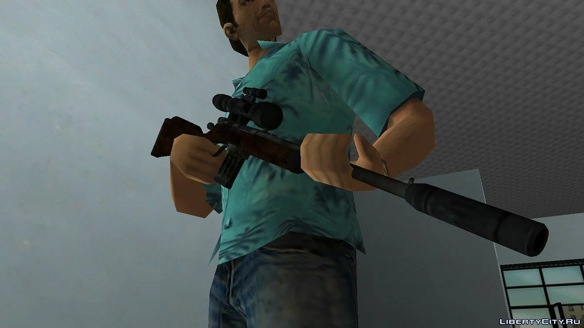 Varmint rifle from Fallout: New Vegas / GTA Vice City